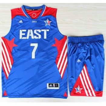 2013 All-Star Eastern Conference New York Knicks 7 Carmelo Anthony Blue Revolution 30 Swingman Suits