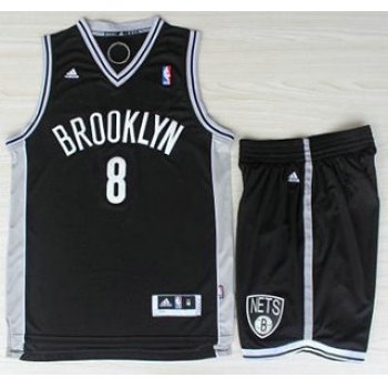 Brooklyn Nets 8 Deron Williams Black Revolution 30 Swingman Jerseys Shorts NBA Suits