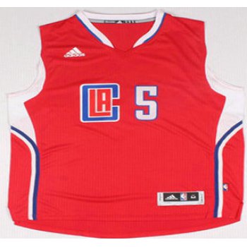 Los Angeles Clippers #5 Josh Smith Revolution 30 Swingman 2015 New Red Jersey