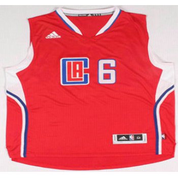 Los Angeles Clippers #6 DeAndre Jordan Revolution 30 Swingman 2015 New Red Jersey