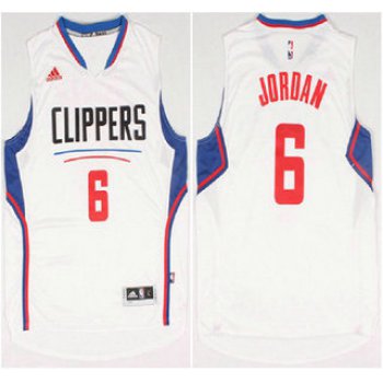 Los Angeles Clippers #6 DeAndre Jordan Revolution 30 Swingman 2015 New White Jersey