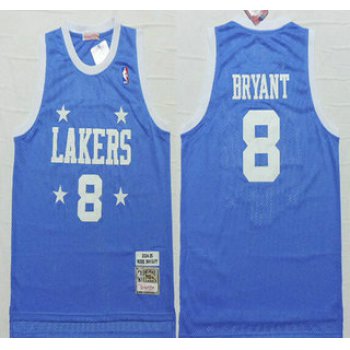 Los Angeles Lakers #8 Kobe Bryant 2004-05 Light Blue Hardwood Classics Soul Swingman Throwback Jersey