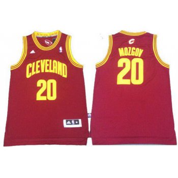 Men's Cleveland Cavaliers #20 Timofey Mozgov Revolution 30 Swingman Red Jersey