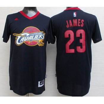 Men's Cleveland Cavaliers #2 Kyrie Irving Revolution 30 Swingman 2014 New Navy Blue Fashion Short-Sleeved Jersey