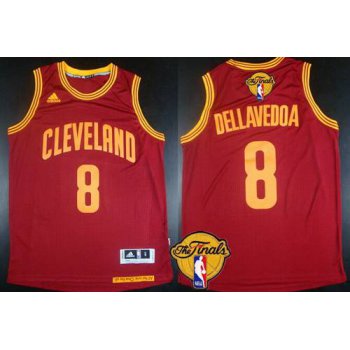 Men's Cleveland Cavaliers #8 Matthew Dellavedova 2015 The Finals New Red Jersey