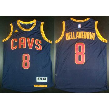 Men's Cleveland Cavaliers #8 Matthew Dellavedova Revolution 30 Swingman 2014 New Navy Blue Jersey