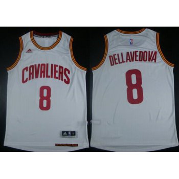 Men's Cleveland Cavaliers #8 Matthew Dellavedova Revolution 30 Swingman 2014 New White Jersey