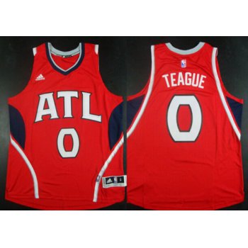 Atlanta Hawks #0 Jeff Teague Revolution 30 Swingman 2014 New Red Jersey