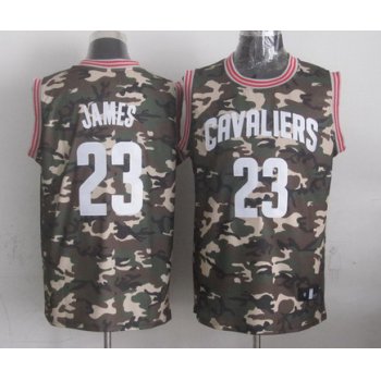 Cleveland Cavaliers #23 LeBron James Camo Fashion Jersey