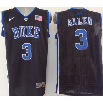 Duke Blue Devils #3 Grayson Allen Black Jersey