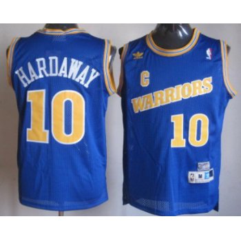 Golden State Warriors #10 Tim Hardaway 1988-89 Blue Swingman Throwback Jersey