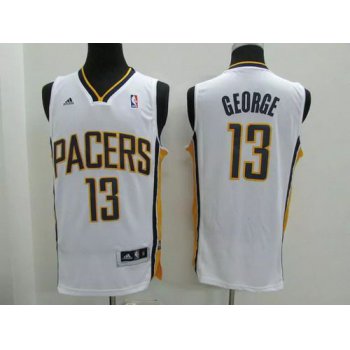 Indiana Pacers #13 Paul George Revolution 30 Swingman White Jersey