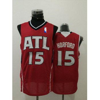 Men's Atlanta Hawks #15 Al Horford Red Swingman Jersey