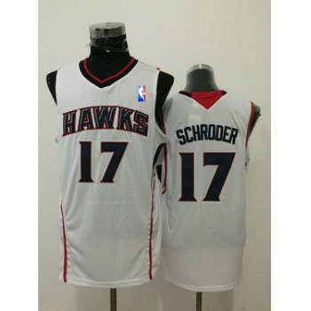 Men's Atlanta Hawks #17 Dennis Schroder White Swingman Jersey