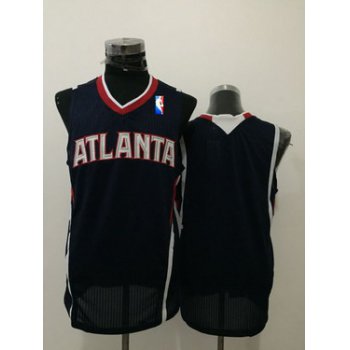 Men's Atlanta Hawks Blank Navy Blue Swingman Jersey