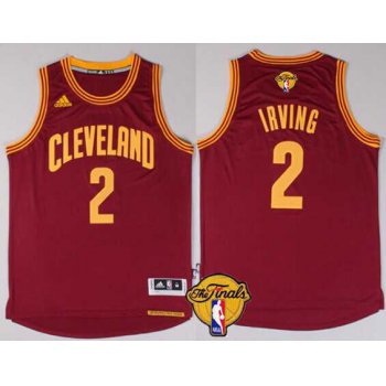 Men's Cleveland Cavaliers #2 Kyrie Irving 2015 The Finals New Red Jersey