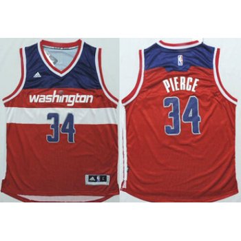 Washington Wizards #34 Paul Pierce Revolution 30 Swingman 2014 New Red Jersey