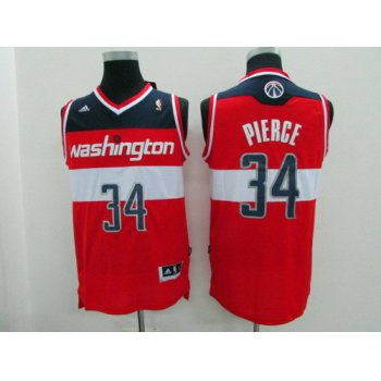 Washington Wizards #34 Paul Pierce Revolution 30 Swingman 2014 Red Jersey