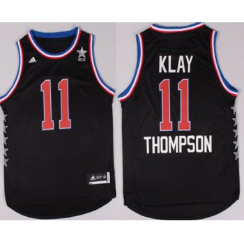 2015 NBA Western All-Stars #11 Klay Thompson Revolution 30 Swingman Black Jersey