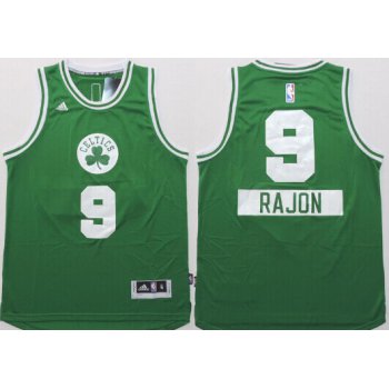 Boston Celtics #9 Rajon Rondo Revolution 30 Swingman 2014 Christmas Day Green Jersey