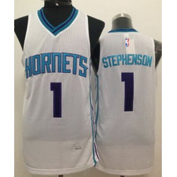 Charlotte Hornets #1 Lance Stephenson White Swingman Jersey