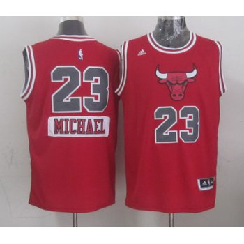 Chicago Bulls #23 Michael Jordan Revolution 30 Swingman 2014 Christmas Day White Jersey