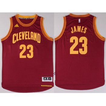 Cleveland Cavaliers #23 LeBron James Revolution 30 Swingman 2014 New Red Jersey