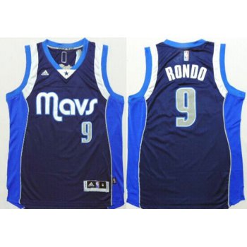 Dallas Mavericks #9 Rajon Rondo Revolution 30 Swingman 2014 New Navy Blue Jersey