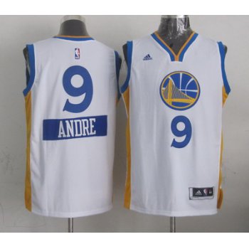 Golden State Warriors #9 Andre Iguodala Revolution 30 Swingman 2014 Christmas Day White Jersey