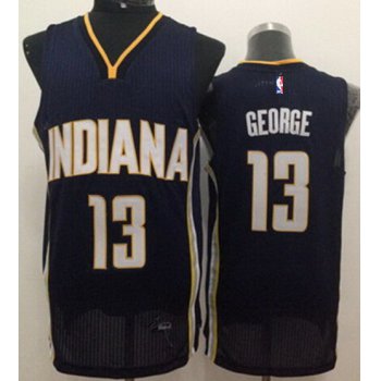 Indiana Pacers #24 Paul George Revolution 30 Swingman Navy Blue Jersey