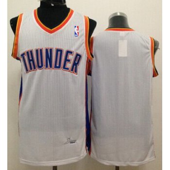 Oklahoma City Thunder Blank White Swingman Jersey