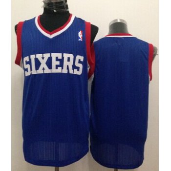 Philadelphia 76ers Blank Blue Swingman Jersey