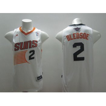 Phoenix Suns #2 Eric Bledsoe Revolution 30 Swingman White Jersey