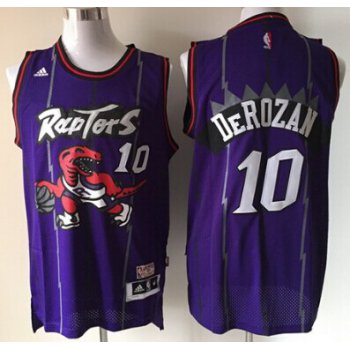 Toronto Raptors #10 Demar DeRozan Hardwood Classic Purple Swingman Jersey