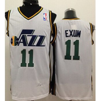 Utah Jazz #11 Dante Exum White Swingman Jersey