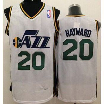 Utah Jazz #20 Gordon Hayward White Swingman Jersey