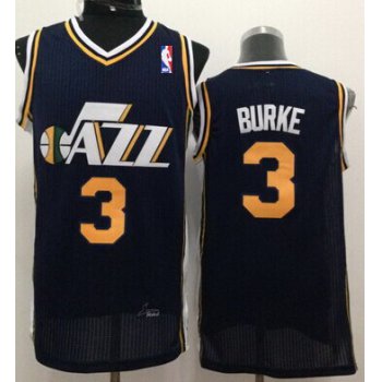 Utah Jazz #3 Trey Burke Navy Blue Swingman Jersey