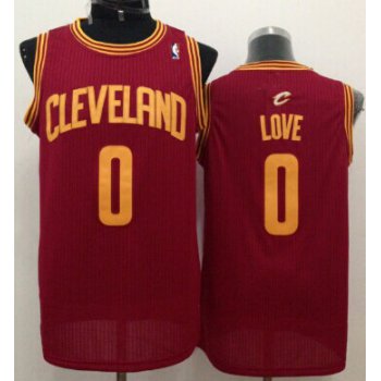 Cleveland Cavaliers #0 Kevin Love Red Swingman Jersey