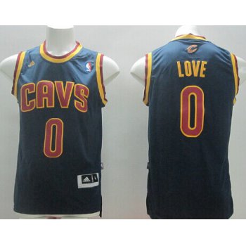 Cleveland Cavaliers #0 Kevin Love Revolution 30 Swingman Navy Blue Jersey