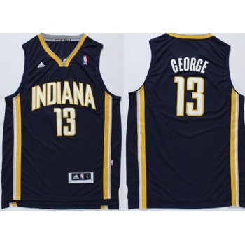 Indiana Pacers #13 Paul George Revolution 30 Swingman Navy Blue Jersey