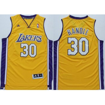 Los Angeles Lakers #30 Julius Randle Revolution 30 Swingman Yellow Jersey