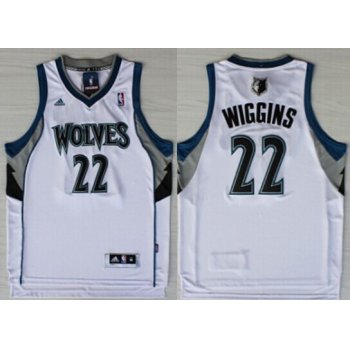 Minnesota Timberwolves #22 Andrew Wiggins Revolution 30 Swingman White Jersey