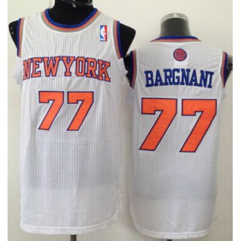 New York Knicks #77 Andrea Bargnani White Swingman Jersey