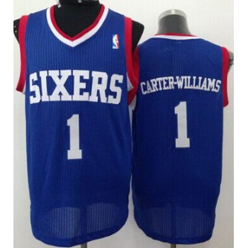 Philadelphia 76ers #1 Michael Carter-Williams Blue Swingman Jersey