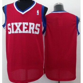 Philadelphia 76ers Blank Red Swingman Jersey