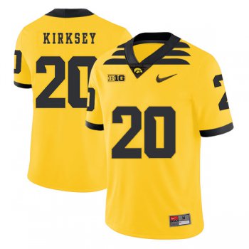 Iowa Hawkeyes 20 Christian Kirksey Yellow College Football Jersey