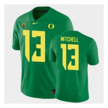 Men Oregon Ducks Dillon Mitchell College Football Green Game Jersey