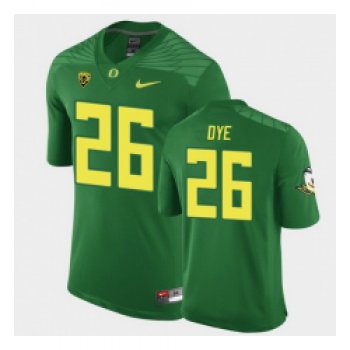 Men Oregon Ducks Travis Dye Replica Green Game Football Jersey