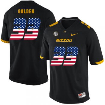 Missouri Tigers 33 Markus Golden Black USA Flag Nike College Football Jersey