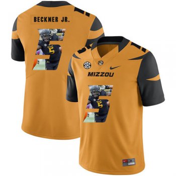 Missouri Tigers 5 Terry Beckner Jr. Gold Nike Fashion College Football Jersey